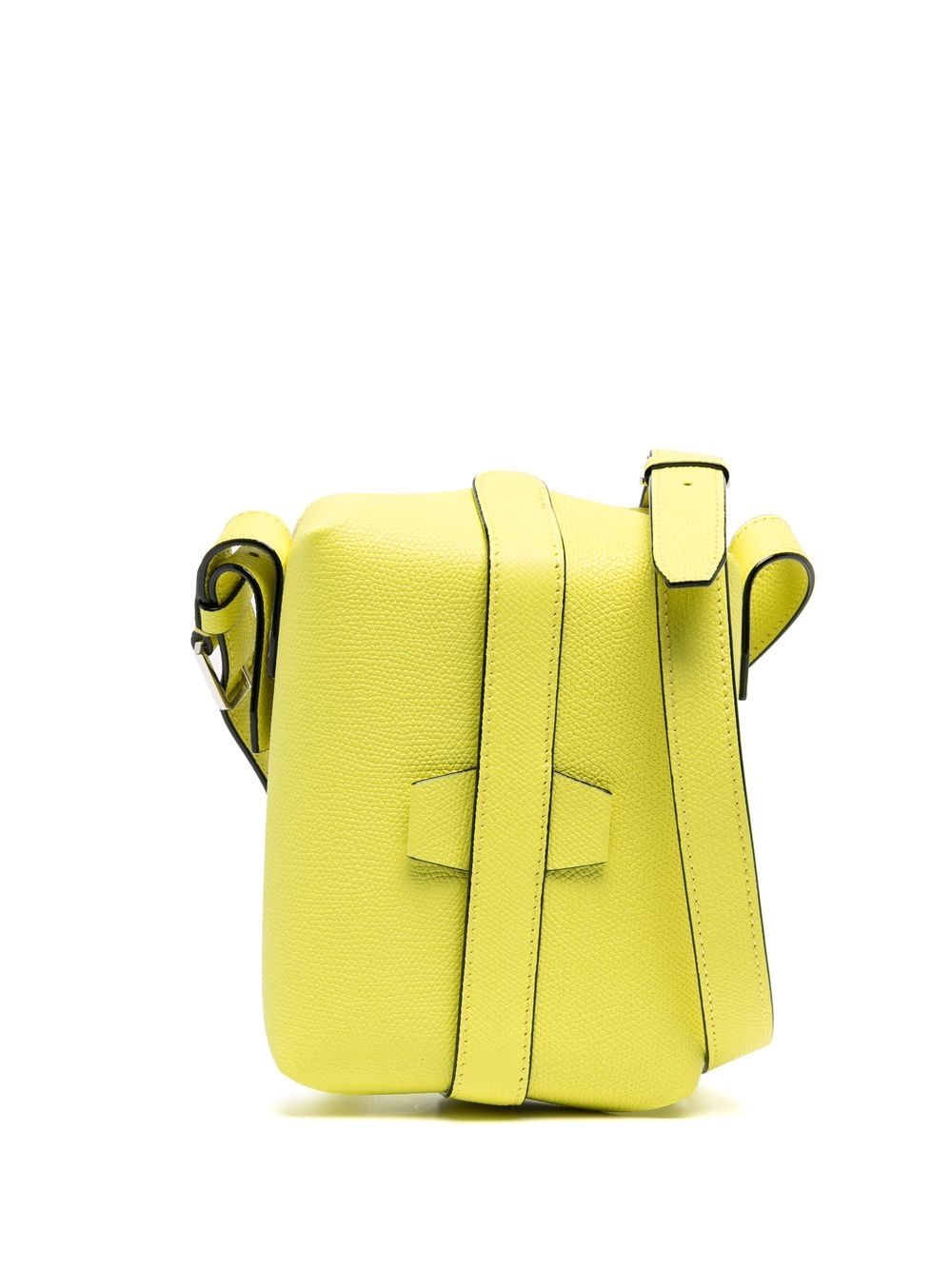 Valextra Tric Trac leather crossbody bag - Yellow von Valextra