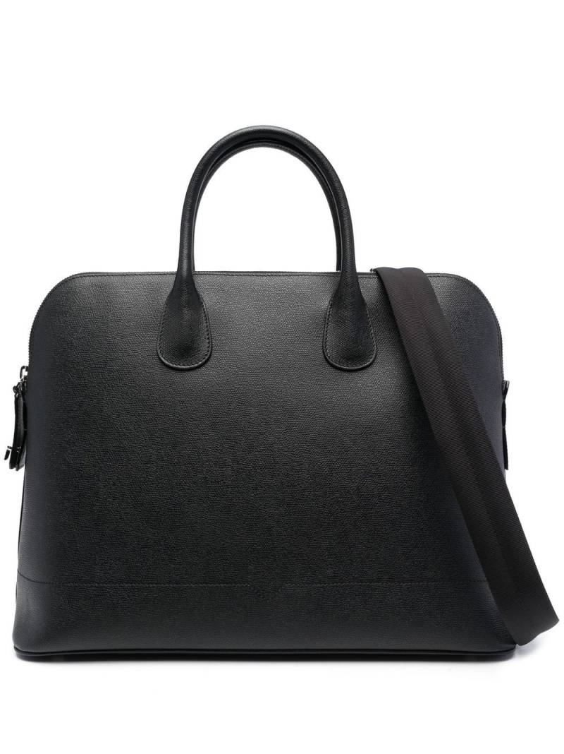 Valextra leather tote bag - Black von Valextra