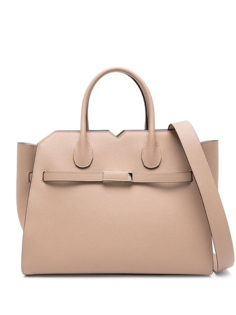 Valextra medium Milano leather tote bag - Pink von Valextra