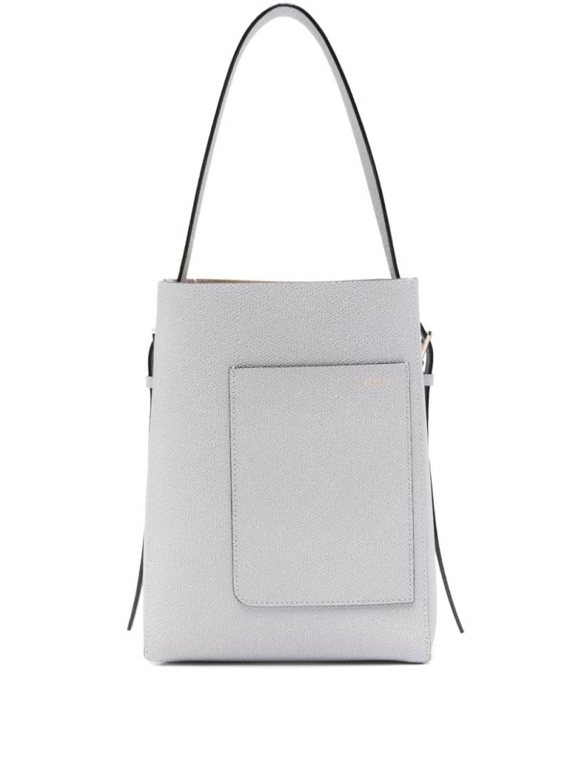 Valextra mini Bucket shoulder bag - Grey von Valextra