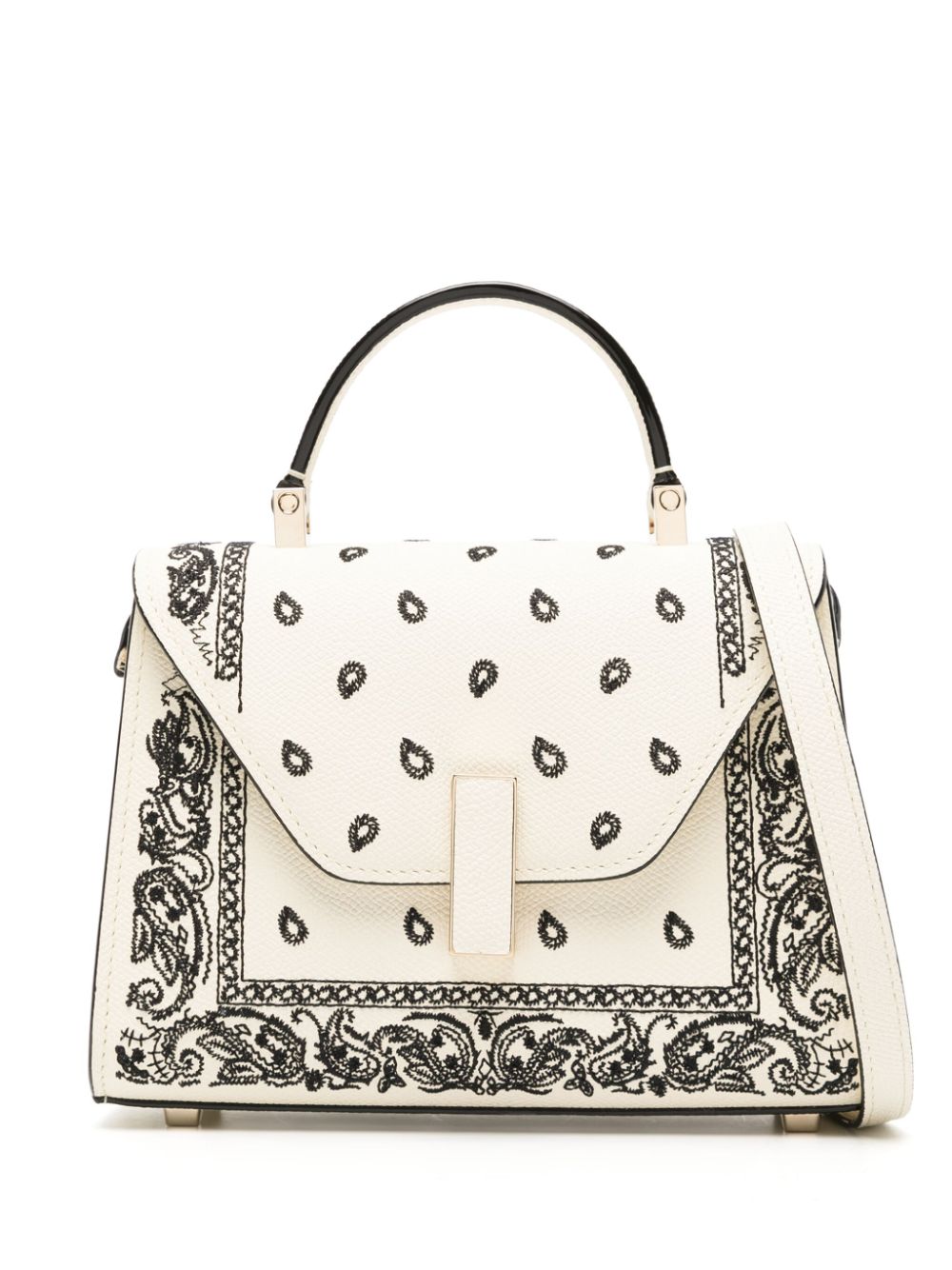 Valextra mini Iside bandana-embroidered tote bag - White von Valextra