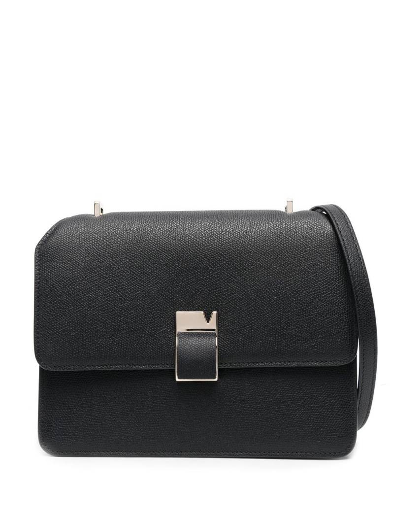 Valextra pebble-texture leather shoulder bag - Black von Valextra