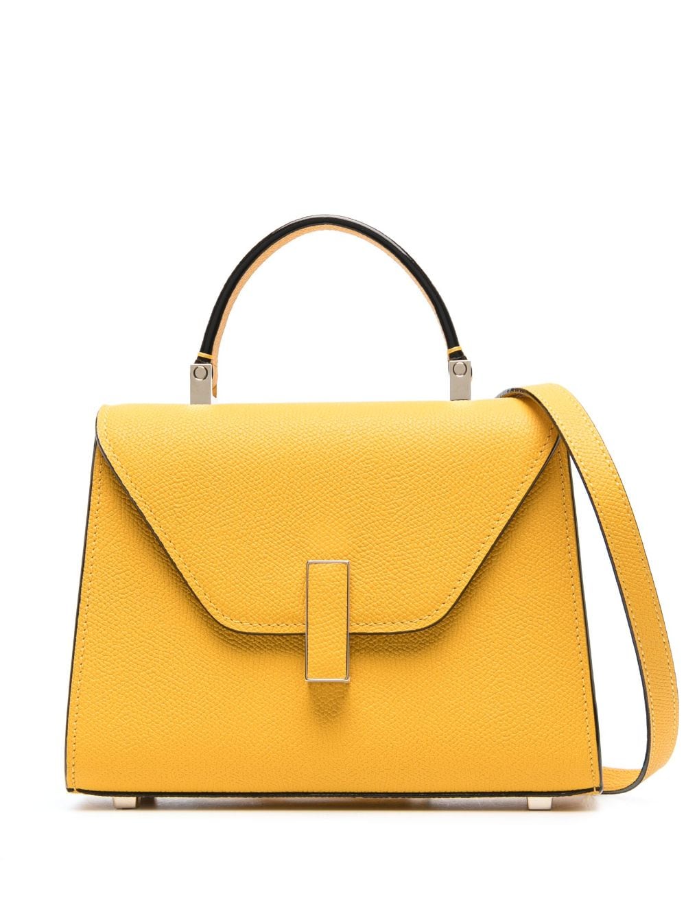 Valextra small leather tote bag - Yellow von Valextra