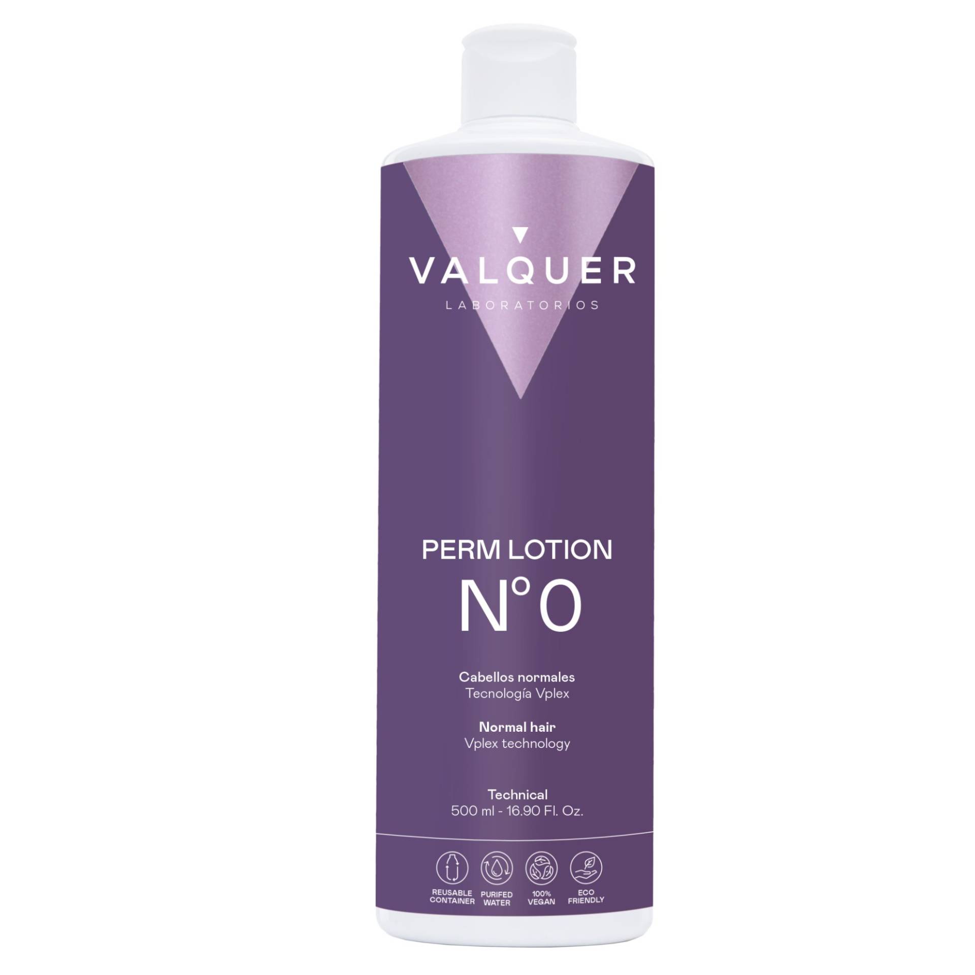 VALQUER WAVE PERMANENT LIQUID Nº 0 (difficult to curl natural hair) 500 ML von Valquer