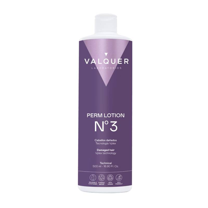 VALQUER WAVE PERMANENT LIQUID Nº 3 (sensitive and damaged hair) 500 ML von Valquer