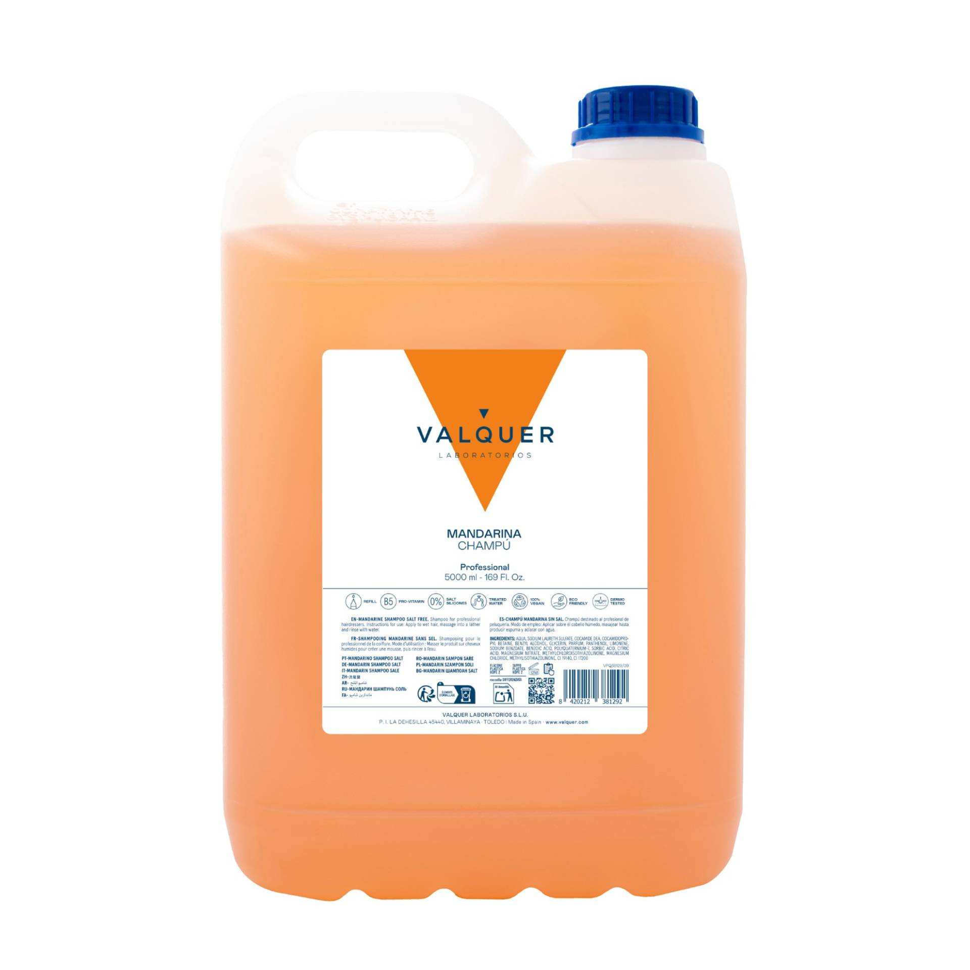 Valquer Shampoo Mandarin 5000ml