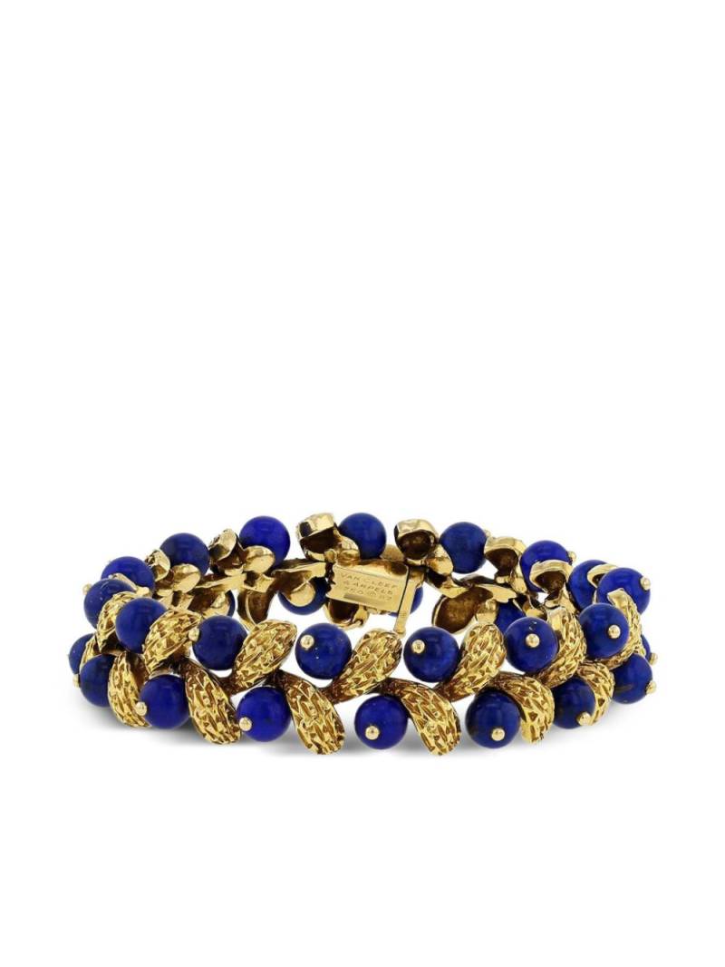 Van Cleef & Arpels 1967 18kt yellow gold Gui lapis lazuli bracelet von Van Cleef & Arpels