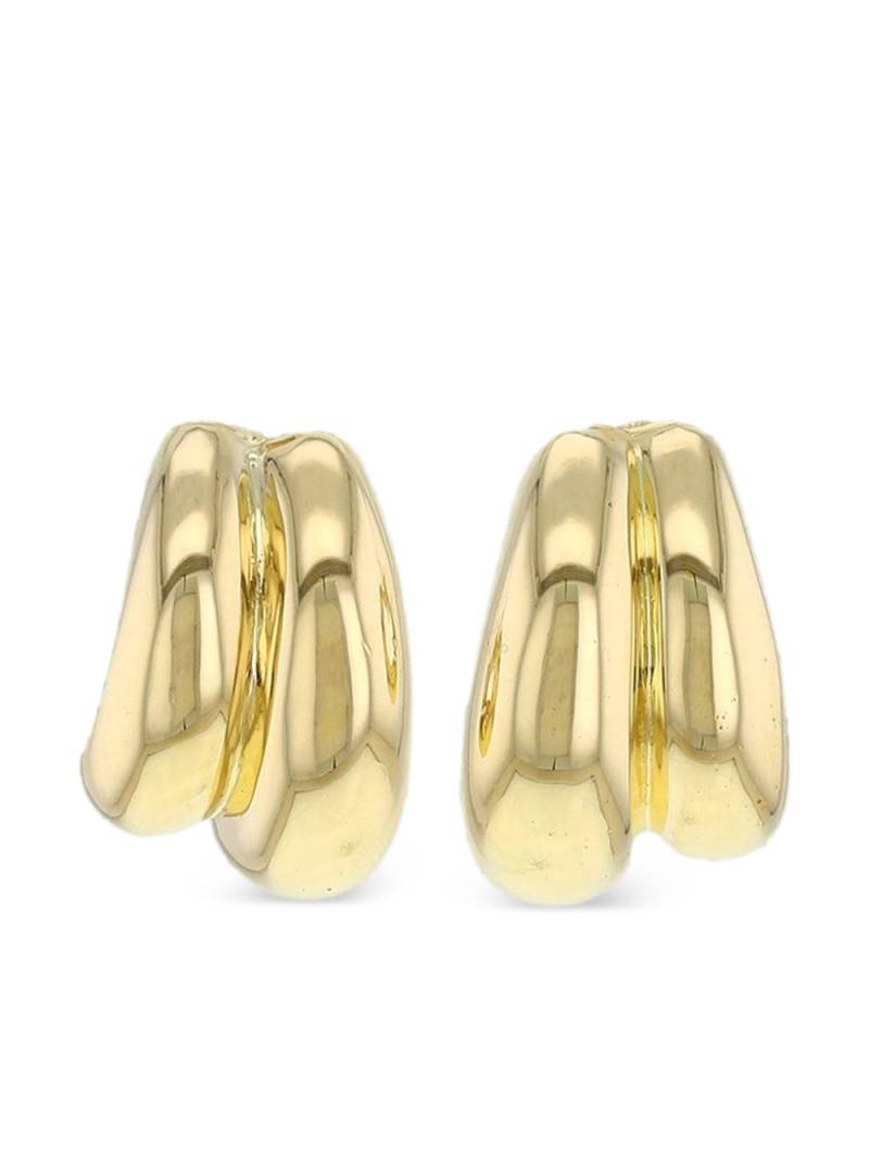 Van Cleef & Arpels 1980s 18kt yellow gold hoop earrings von Van Cleef & Arpels