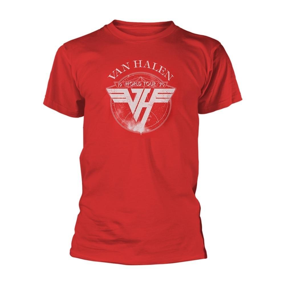 Van Halen - 1979 Tour TShirt, für Damen, Rot Bunt, Größe M von Van Halen