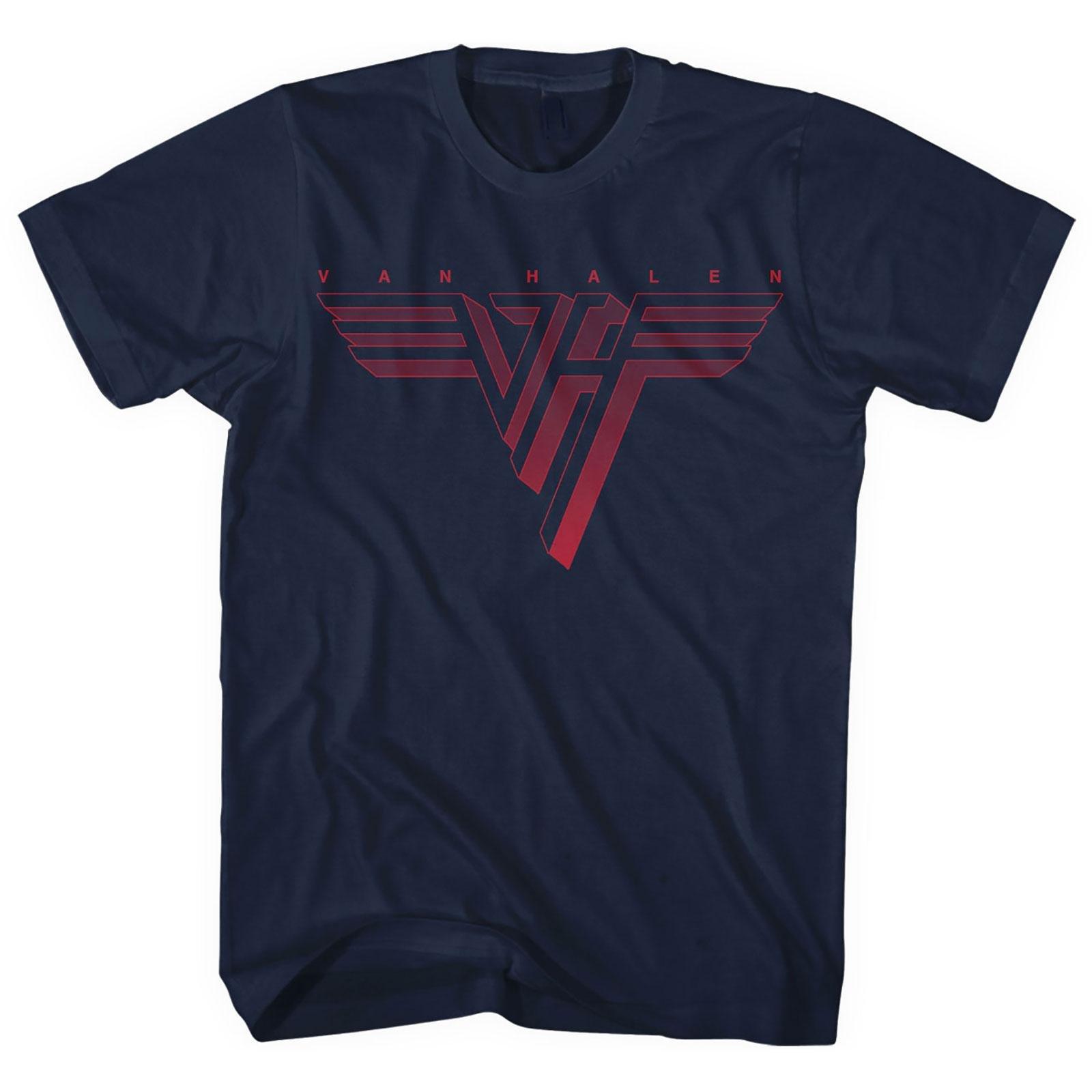 Van Halen - TShirt, für Damen, Marine, Größe L von Van Halen