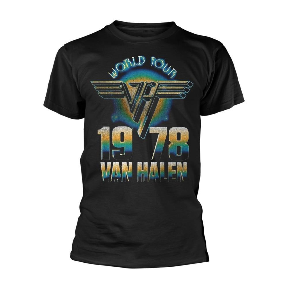 Van Halen - World Tour ´78 TShirt, für Damen, Schwarz, Größe S von Van Halen