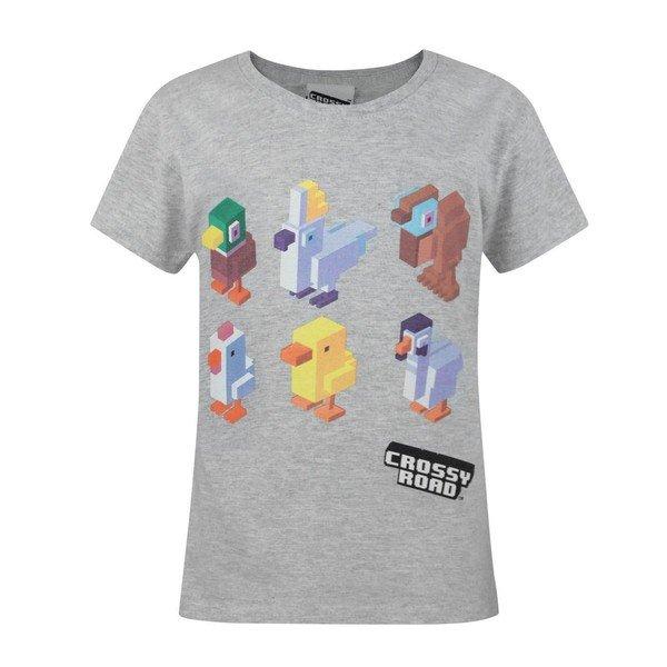 Vanilla Underground - Crossy Road Charakter TShirt, 128, Grau von Vanilla Underground