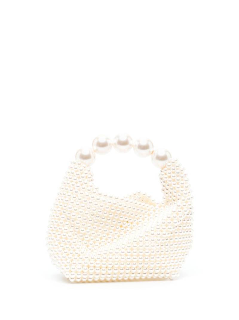 Vanina Nuit pearl tote bag - White von Vanina