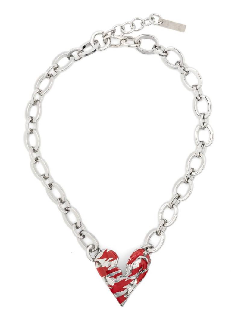 Vann Jewelry Jumbo Heart necklace - Silver von Vann Jewelry