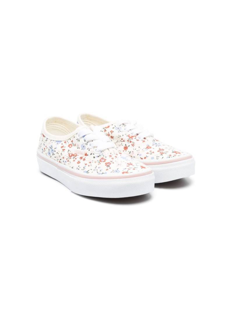 Vans Kids floral-print lace-up sneakers - Neutrals von Vans Kids