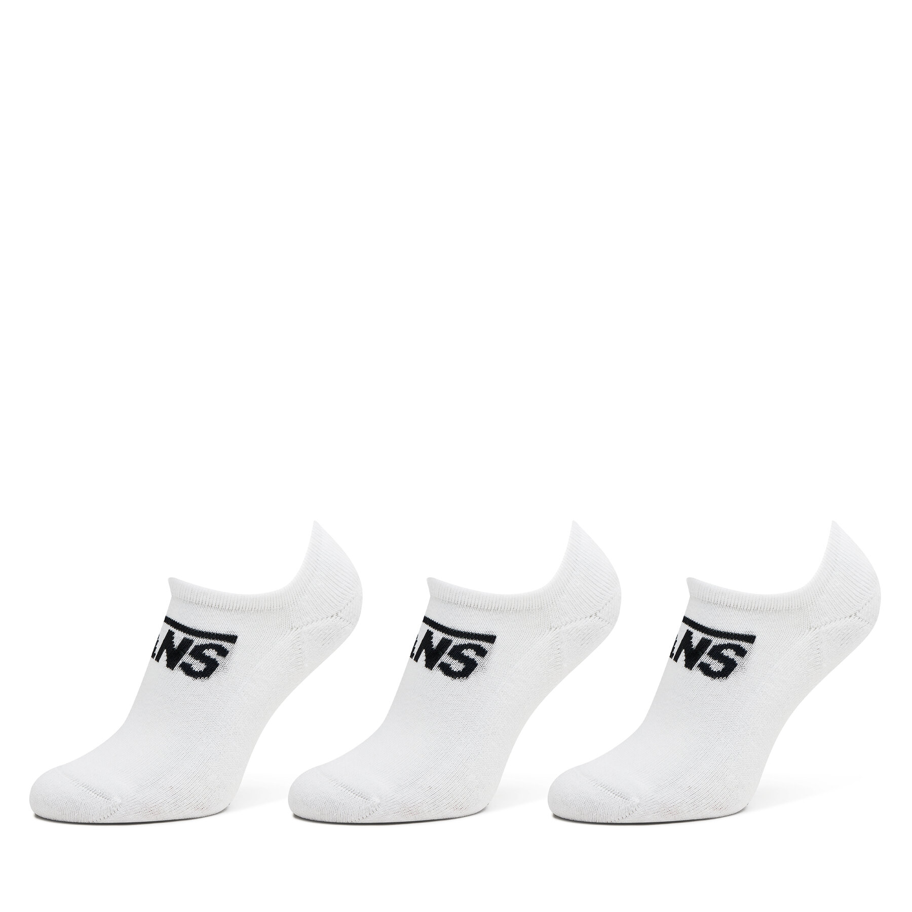 3er-Set Herren Sneakersocken Vans Classic Kick VN000F0ZWHT1 Weiß von Vans