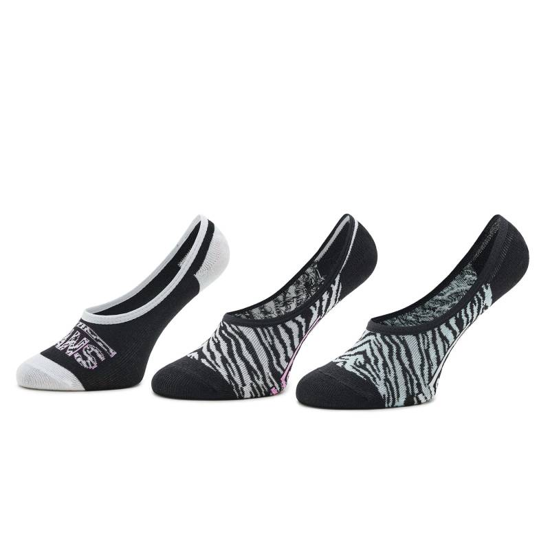 3er-Set Kinder Sneakersocken Vans Zebra Daze Canoodle VN0007AXBR51 Bunt von Vans