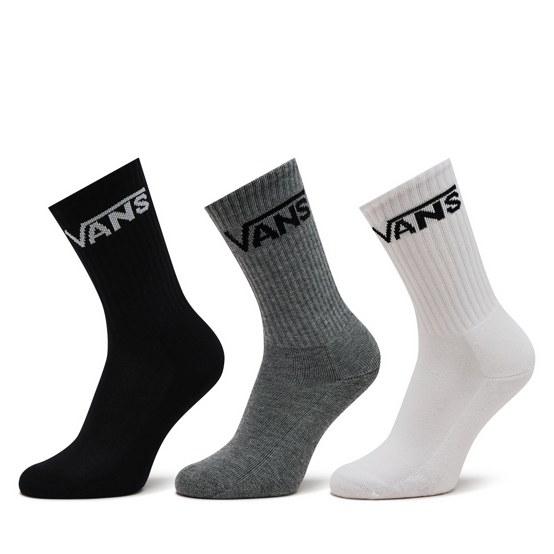 3er-Set hohe Damensocken Vans Classic Crew Boys VN000XNQIZH Weiß von Vans