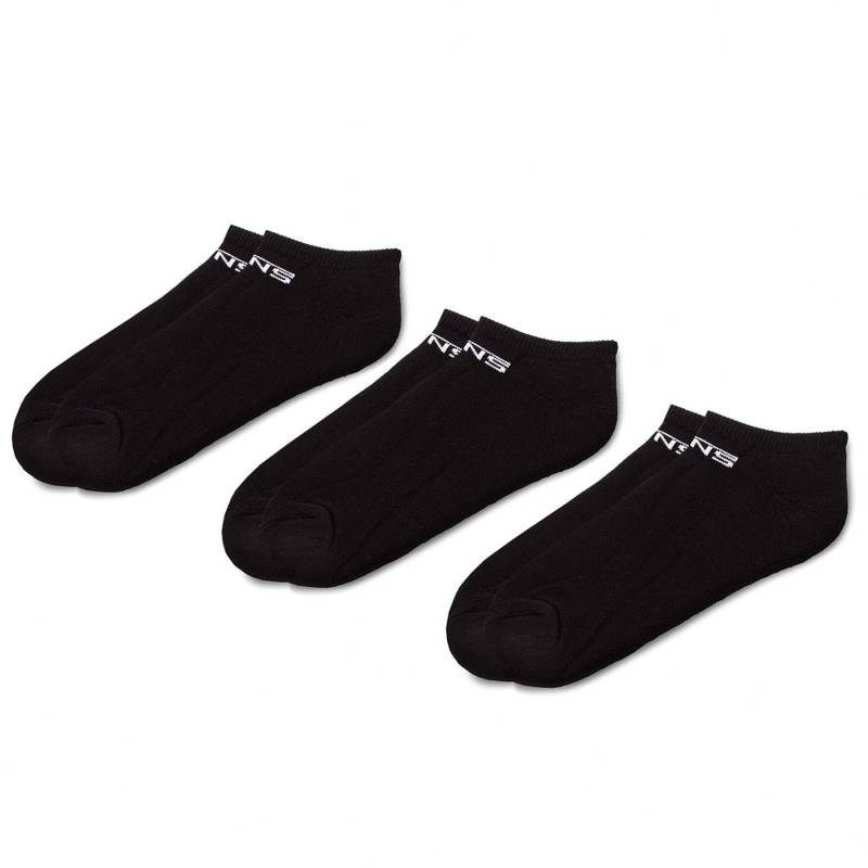 3er-Set niedrige Herrensocken Vans Classic Kick VN000XSXBLK Schwarz von Vans