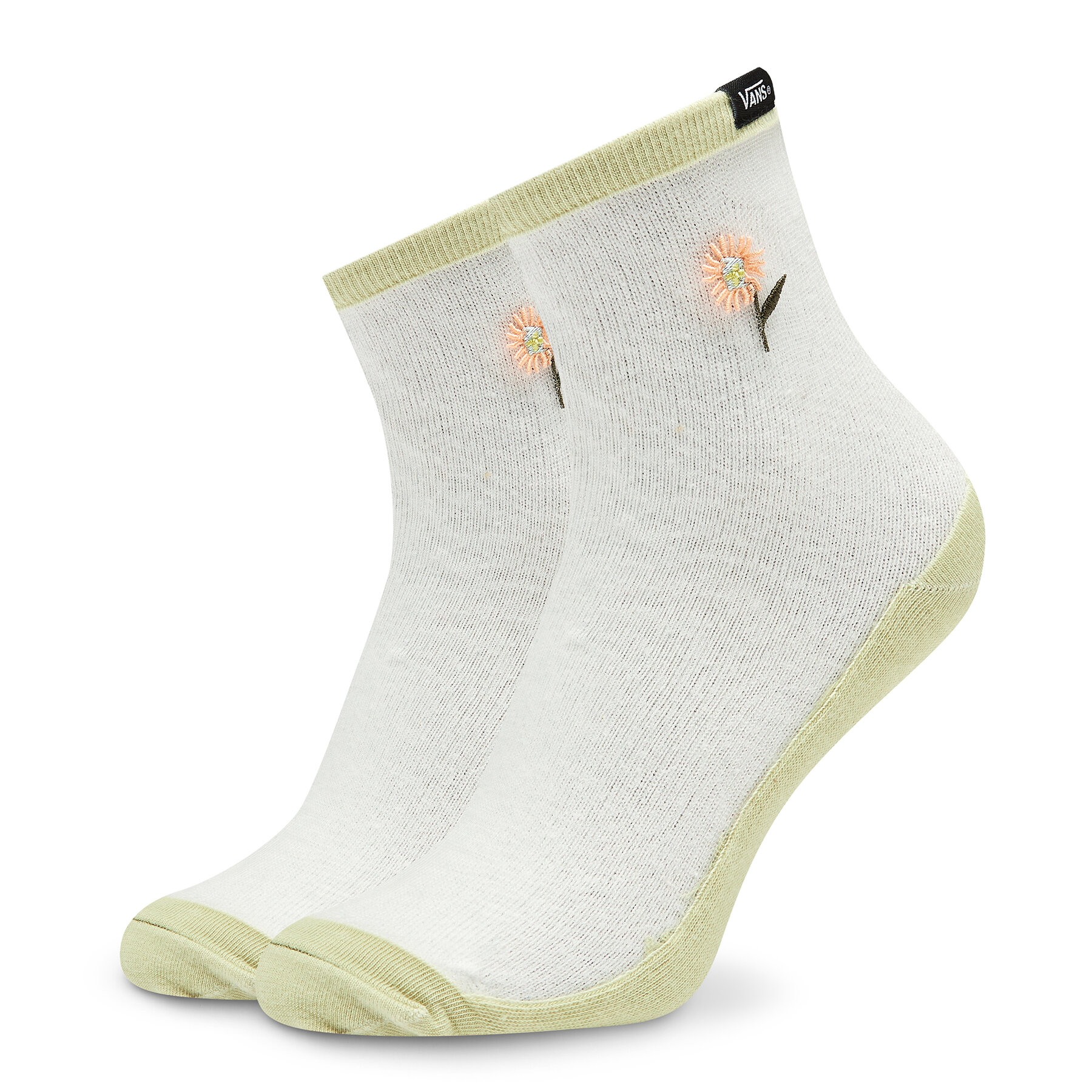 Hohe Damensocken Vans Micro Floral VN00037SBQH1 Grün von Vans