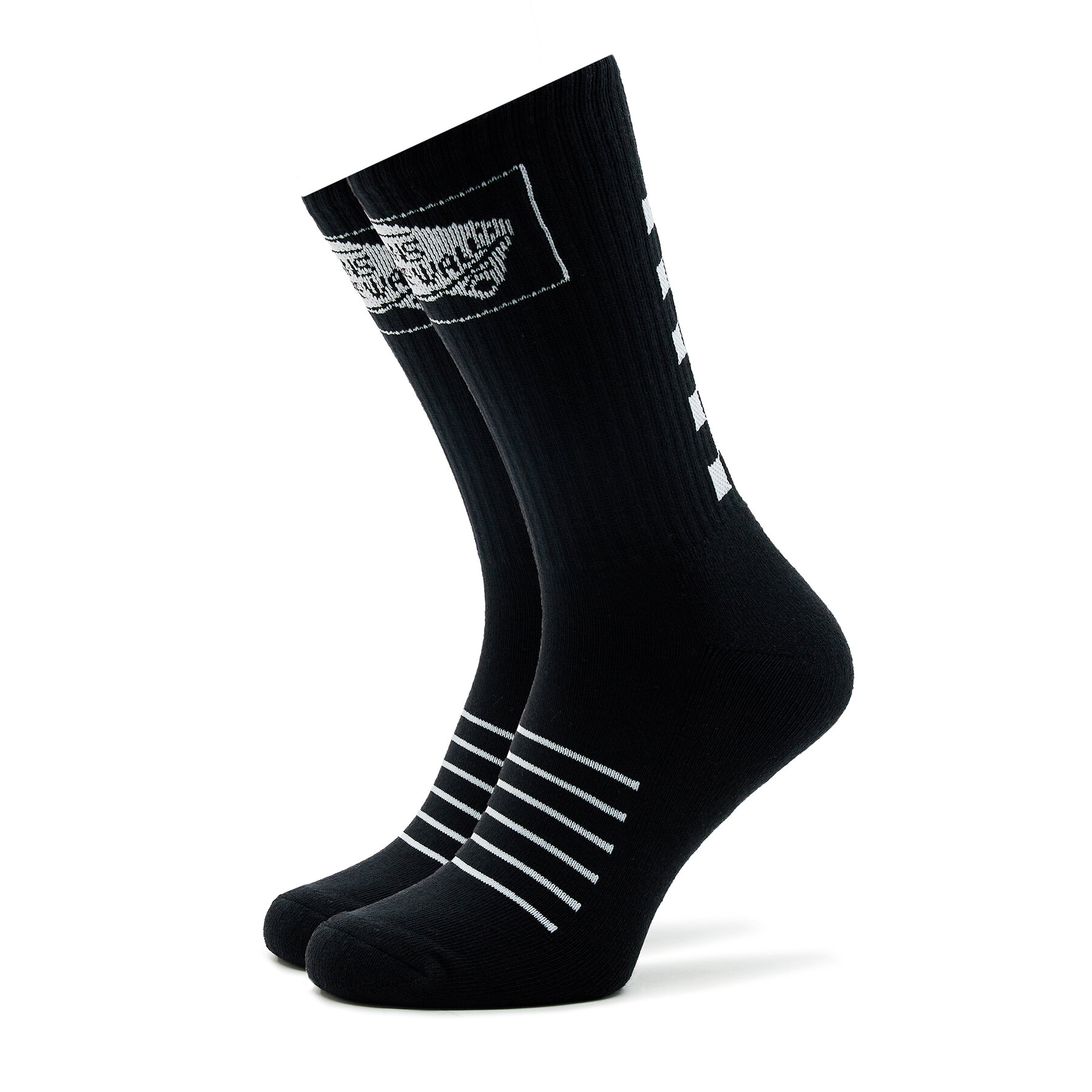 Hohe Herrensocken Vans Vans Dna Crew VN00067NBLK1 Schwarz von Vans