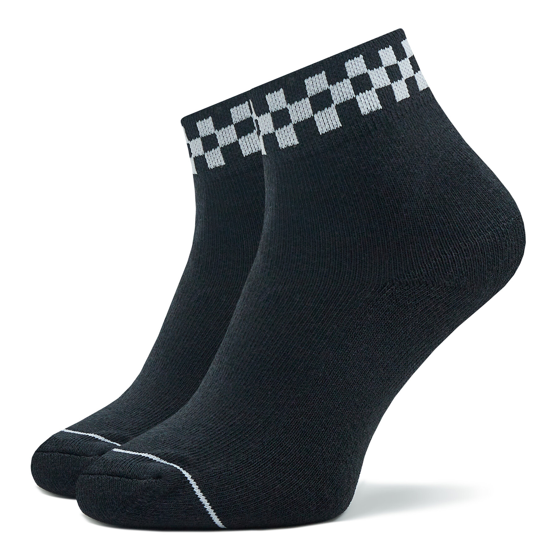 Hohe Kindersocken Vans Peek A Check VN0007BJBLK1 Schwarz von Vans