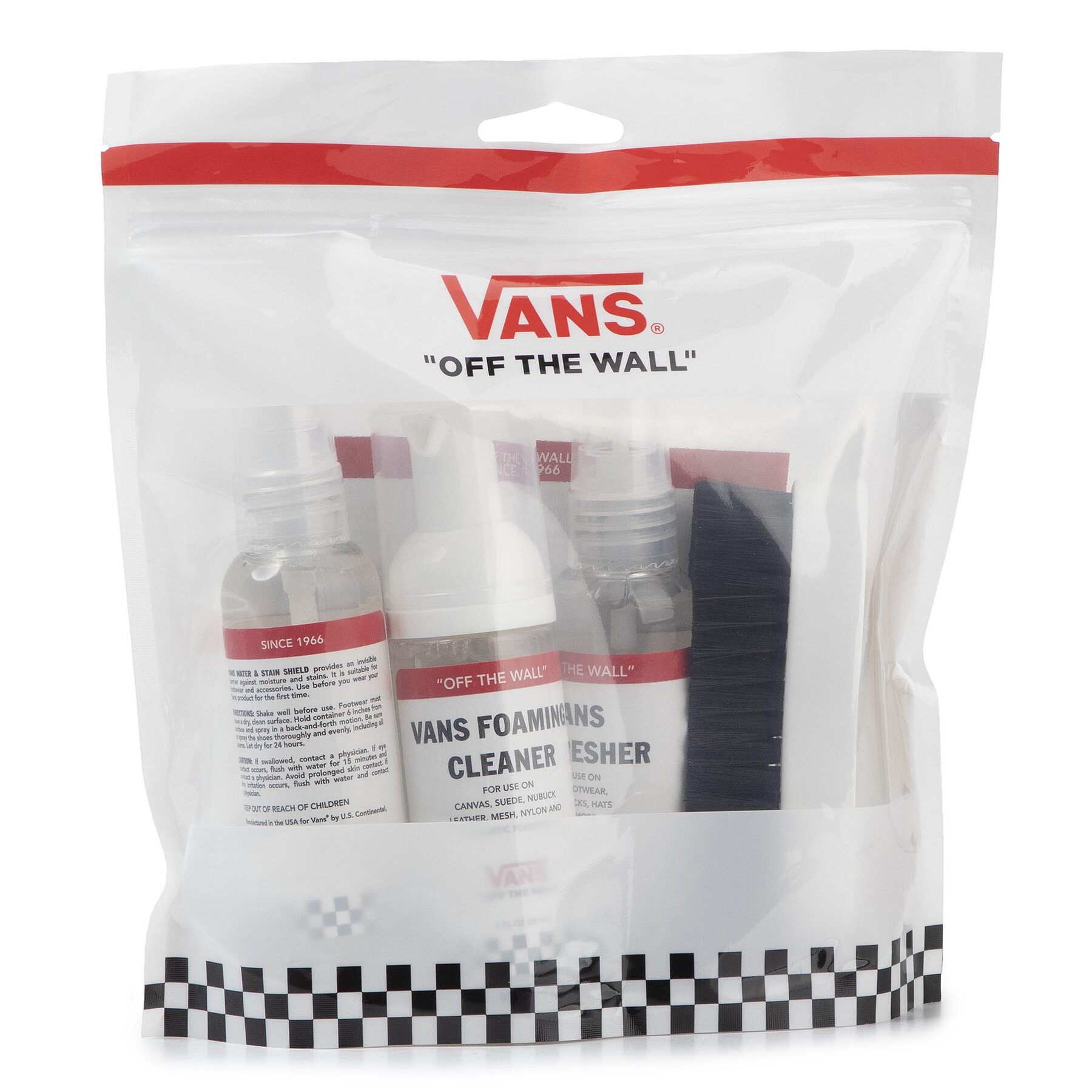 Reinigungsset Vans Shoe Care Travel Kit VN0A3IHTWHT1 von Vans