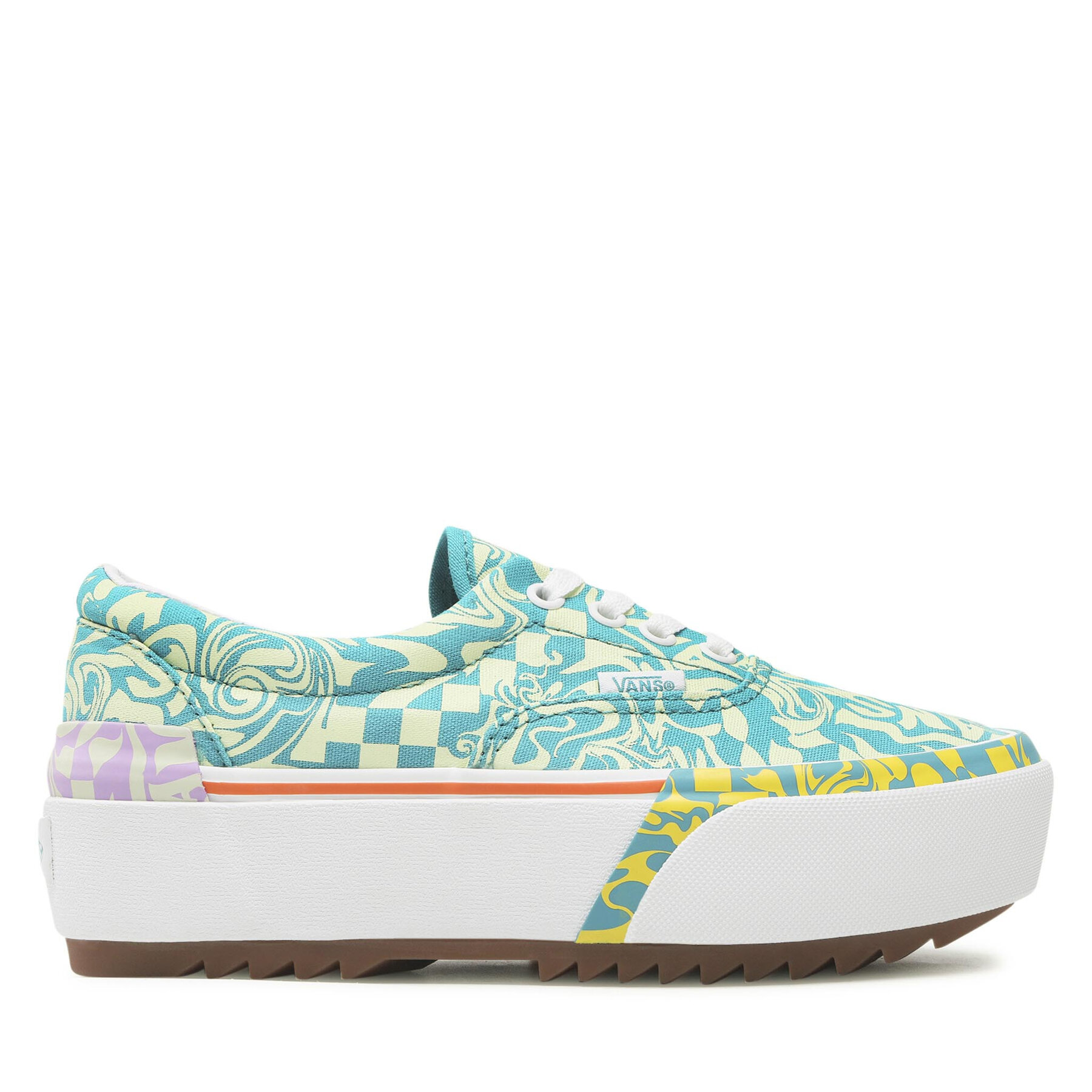 Sneakers aus Stoff Vans Era Stacked VN0A4BTOCE51 Grün von Vans