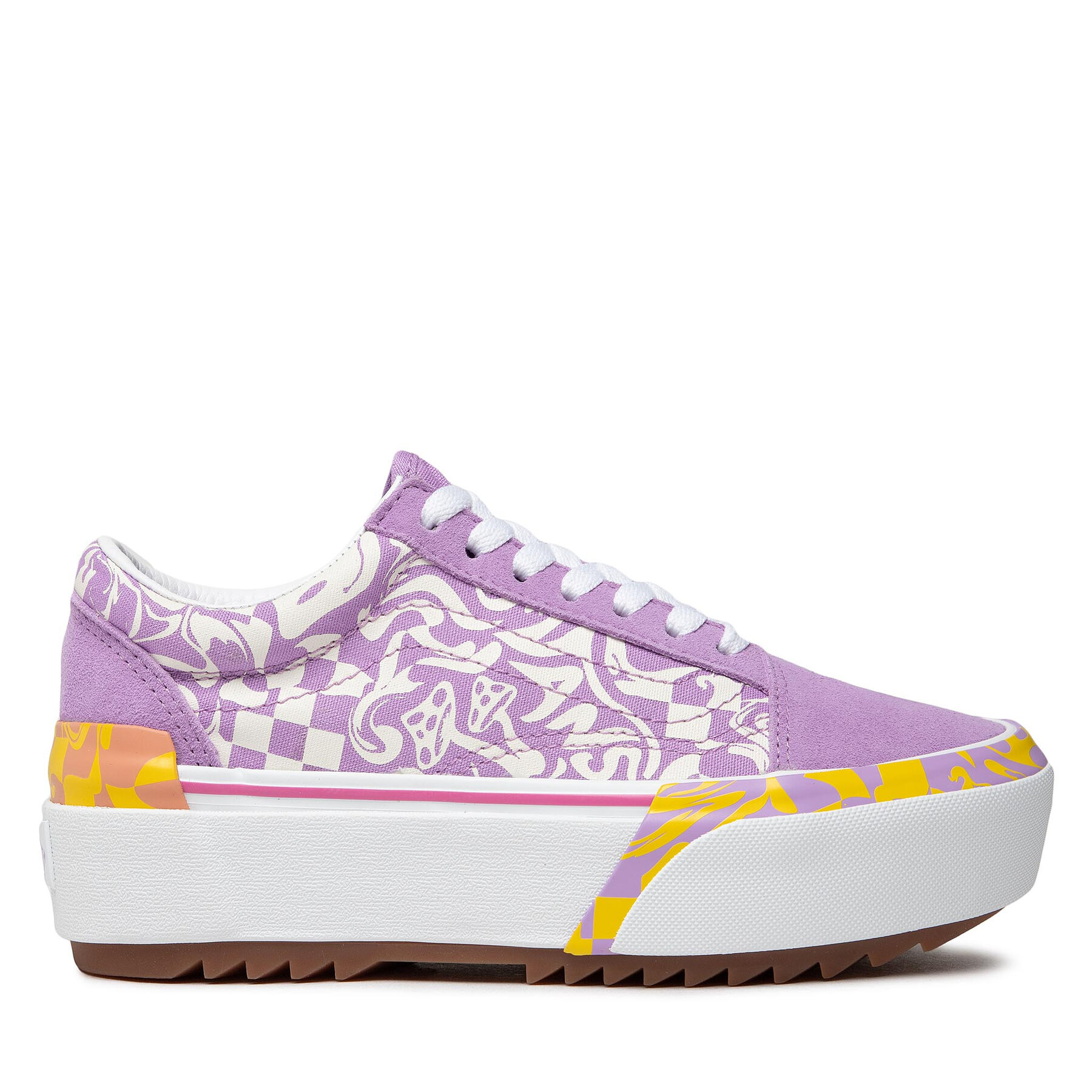 Sneakers aus Stoff Vans Old Skool Stac VN0A4U15BD91 Violett von Vans