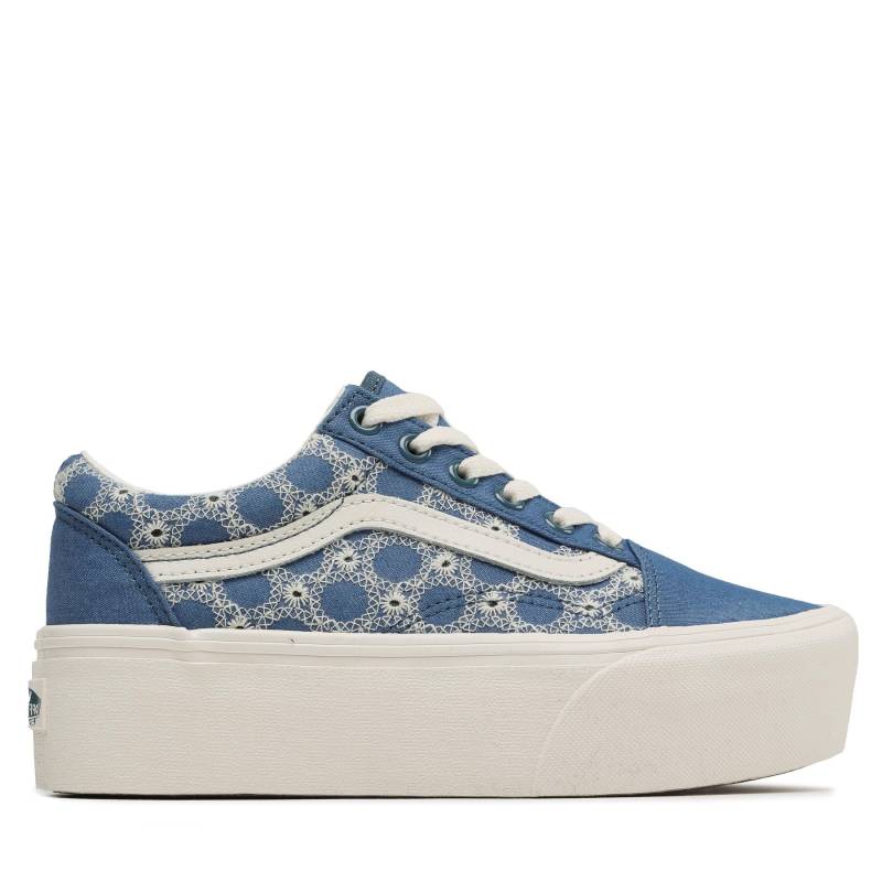 Sneakers aus Stoff Vans Old Skool Stac VN0A7Q5MBLU1 Blau von Vans