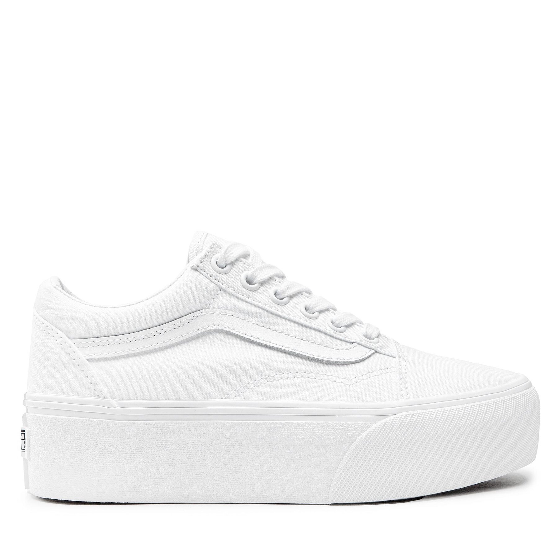 Sneakers aus Stoff Vans Old Skool Stacked VN0A7Q5MW001 Weiß von Vans