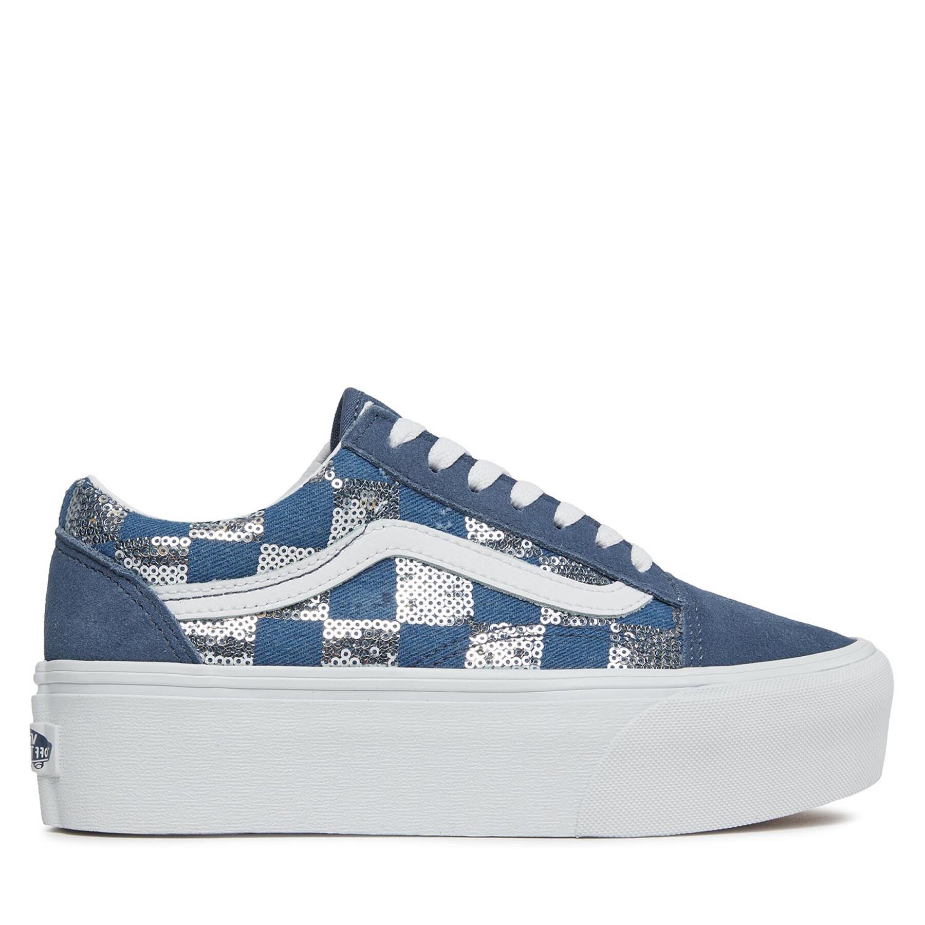 Sneakers aus Stoff Vans Old Skool Stackform VN0009PZAHU1 Blau von Vans