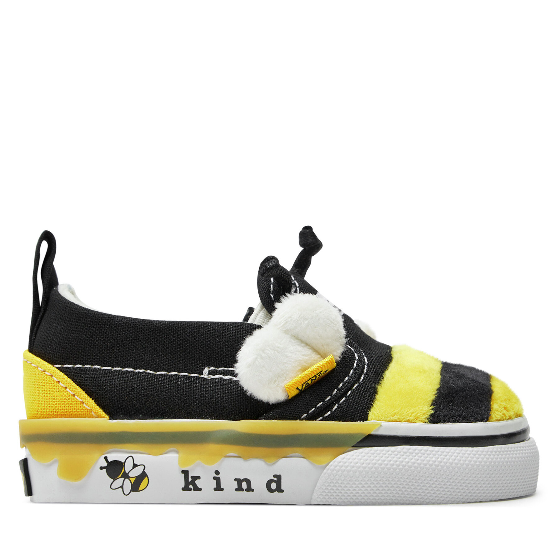 Sneakers aus Stoff Vans Slip-On V Bee VN000CMQY231 Schwarz Sneakers aus Stoff Vans Slip-On V Bee VN000CMQY231 Schwarz von Vans