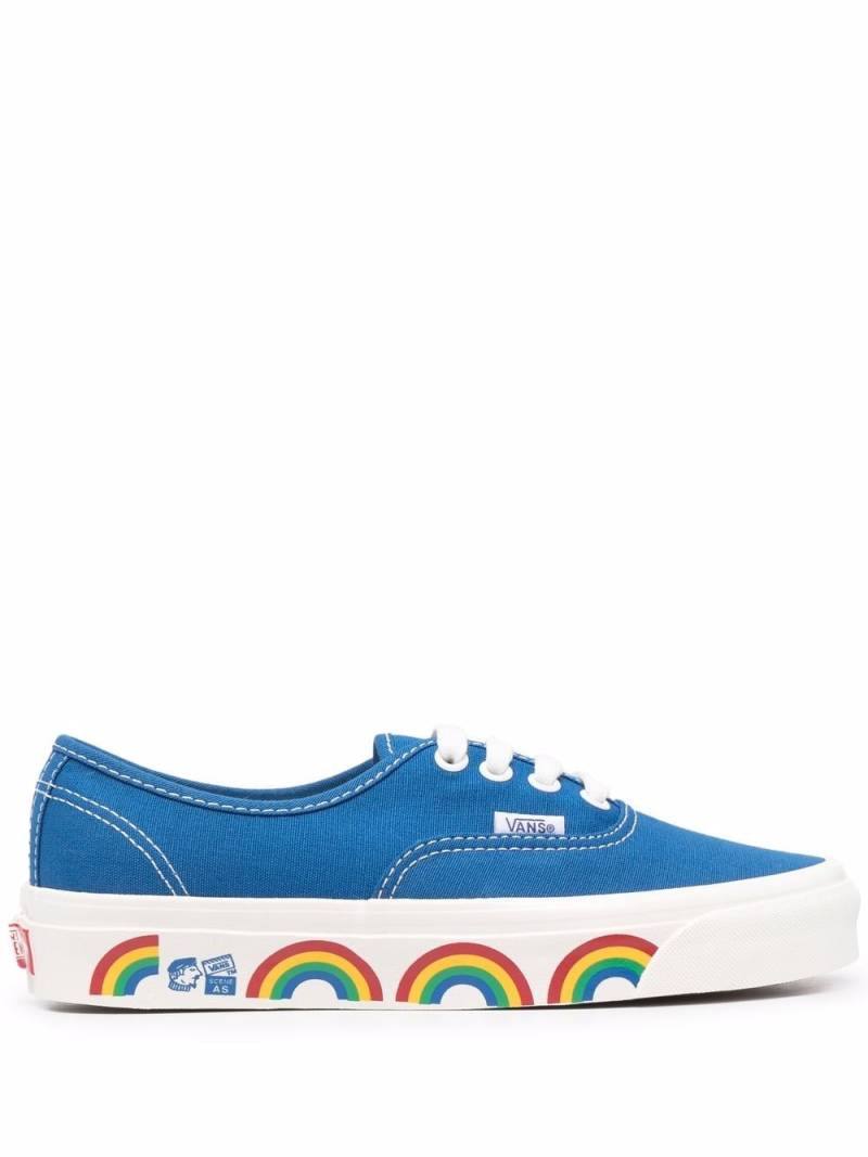 Vans Authentic 44 DX Anaheim Factory rainbow-print sneakers - Blue von Vans