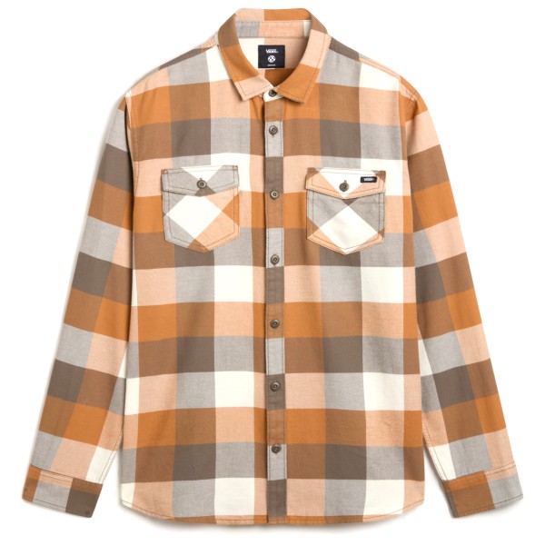 Vans - Box Flannel Classic L/S Woven - Hemd Gr L;M;XL beige;rot von Vans