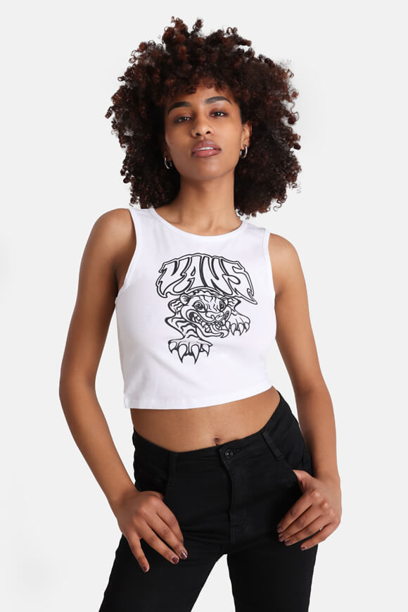 Vans Crop Tanktop | White | Damen  | L von Vans