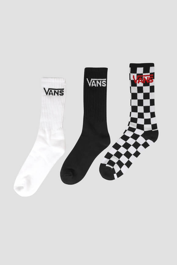 Vans Dreierpack Socken | Weiss + Schwarz | Herren  | EU38.5-42 von Vans