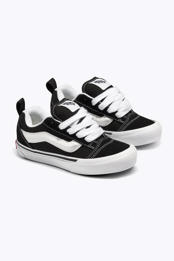 Vans Knu Skool Kids Sneaker | Black + True White | Jungen  | EU29 von Vans