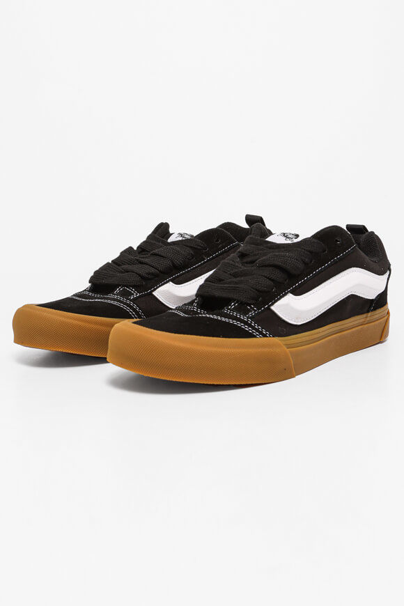 Vans Knu Skool Sneaker | Black + Gum | Herren  | EU40 von Vans