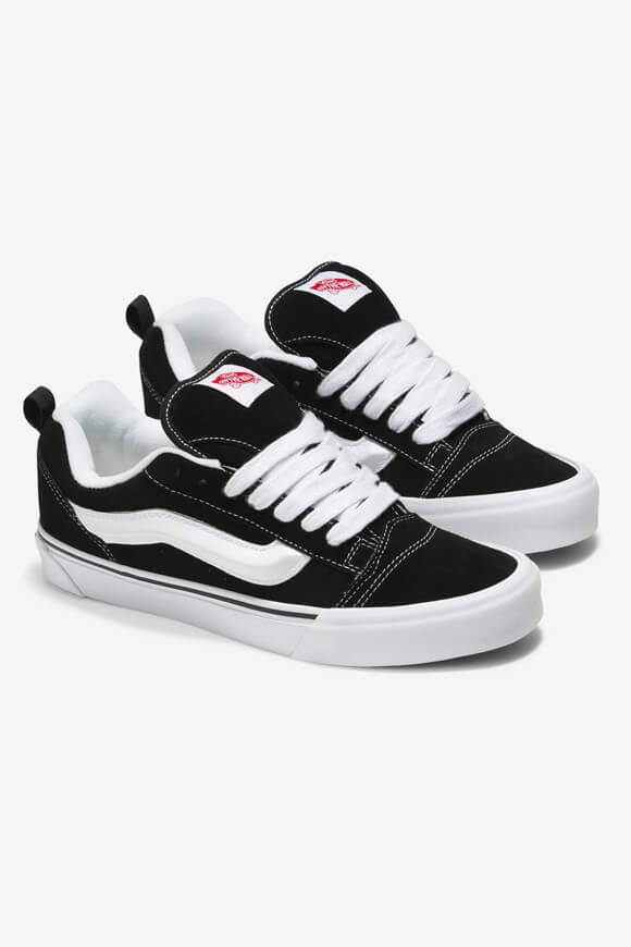 Vans Knu Skool Sneaker | Black + True White | Herren  | EU34.5 von Vans