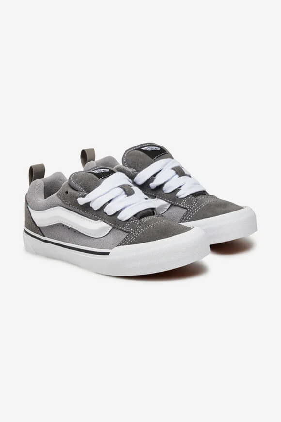 Vans Knu Skool Sneaker | Pewter + Grey + White | Jungen  | EU35 von Vans