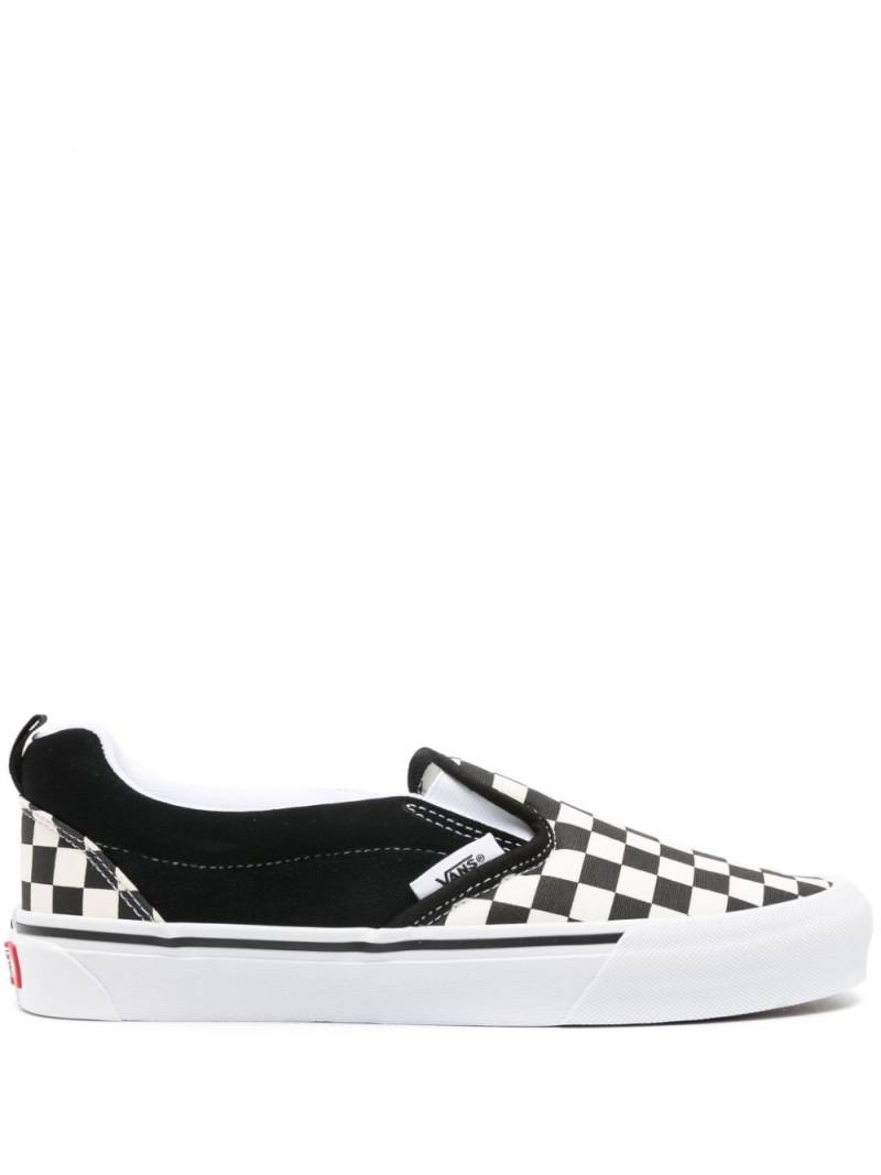 Vans Knu Slip checkboard-pattern sneakers - Black von Vans