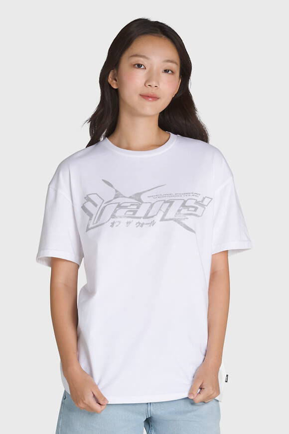 Vans Oversize T-Shirt | White | Damen  | M von Vans