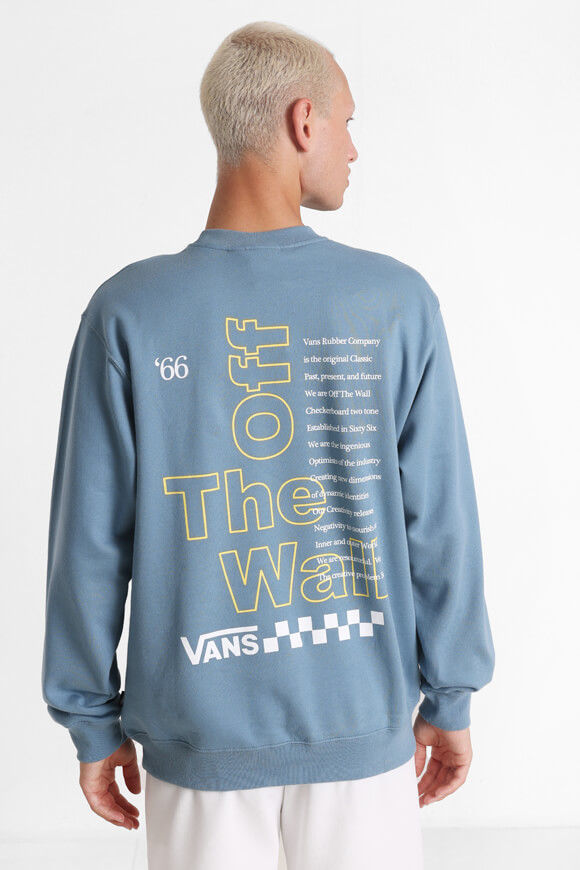 Vans Posted Loose Sweatshirt | Bluestone | Herren  | M von Vans