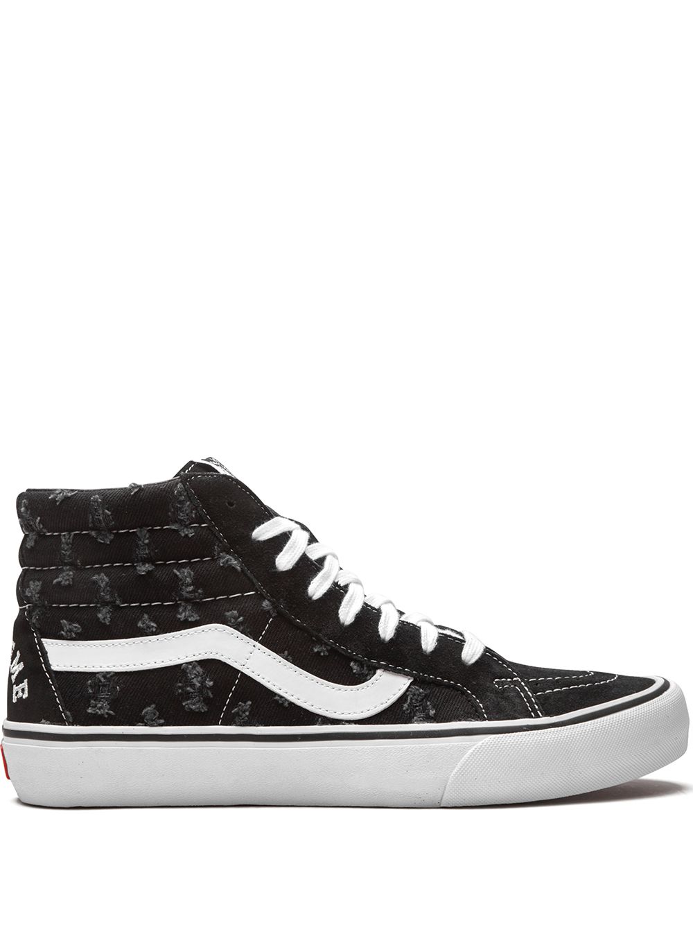 Vans x Supreme Sk8-Hi "Hole Punch Denim - Black" sneakers von Vans