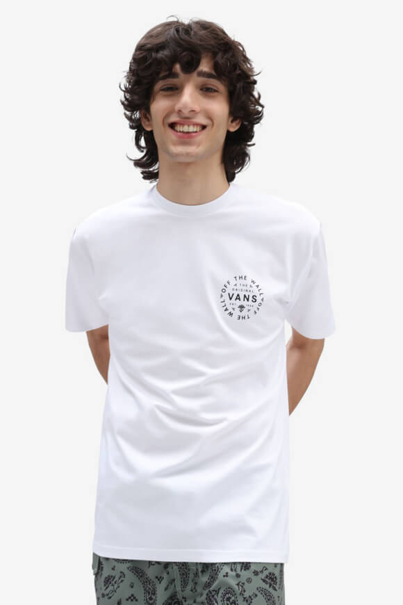 Vans T-Shirt | Weiss | Herren  | L von Vans