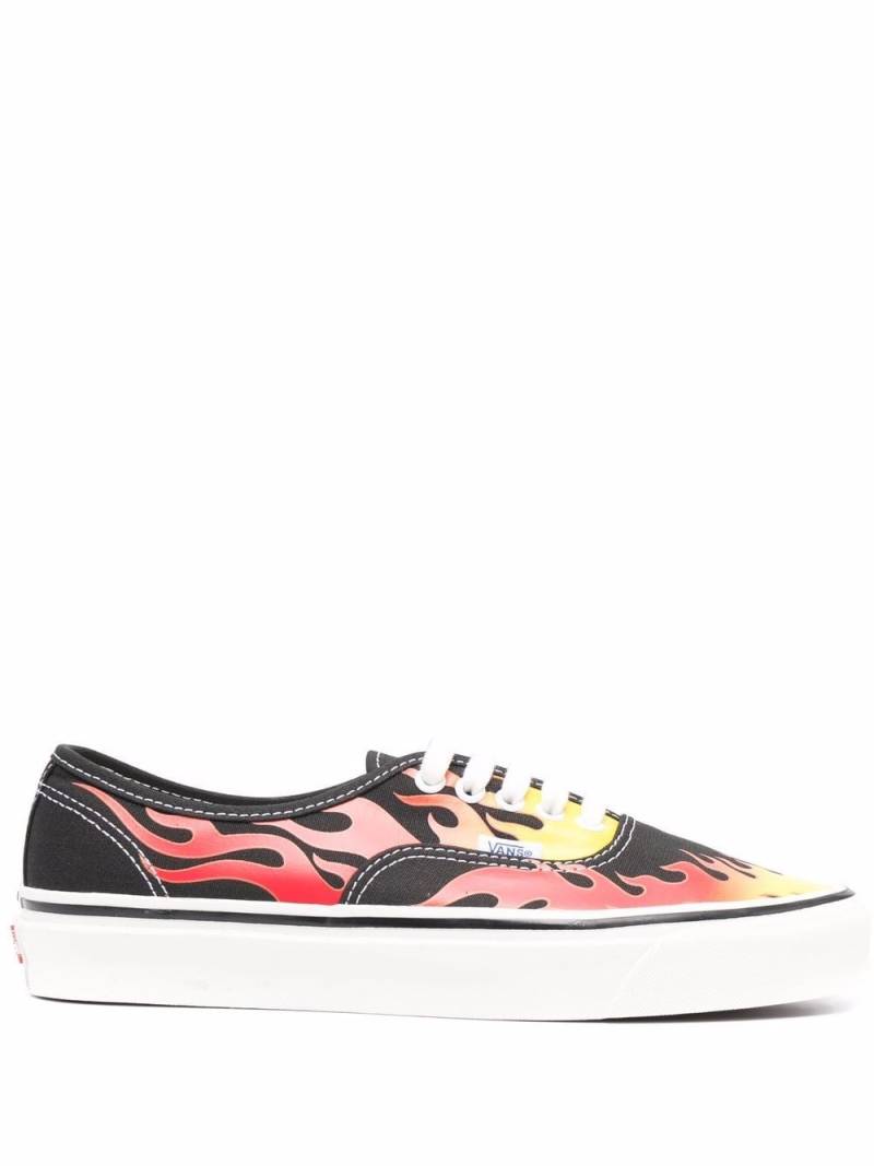 Vans flame-print low-top sneakers - Black von Vans