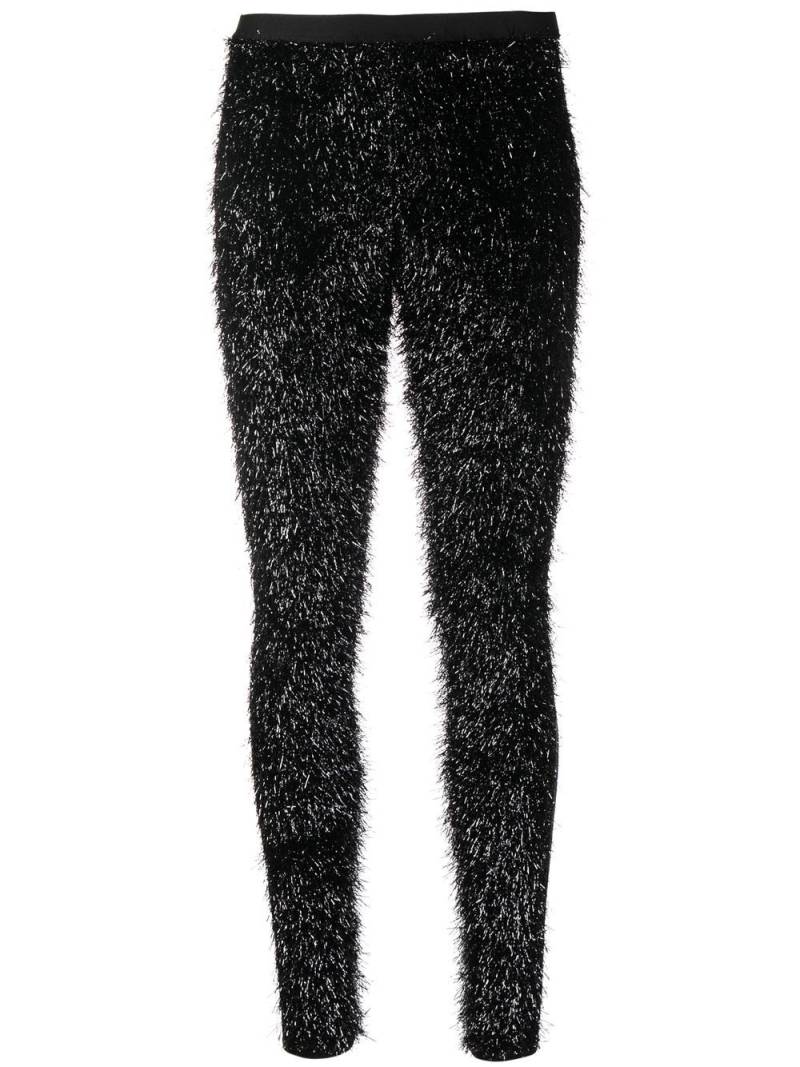 Vaquera glitter-detail leggings - Black von Vaquera