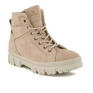 Varese Cacau Damen Schnürboot Beige von Varese