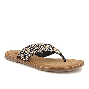 Varese Damen Flip Flop Schwarz von Varese